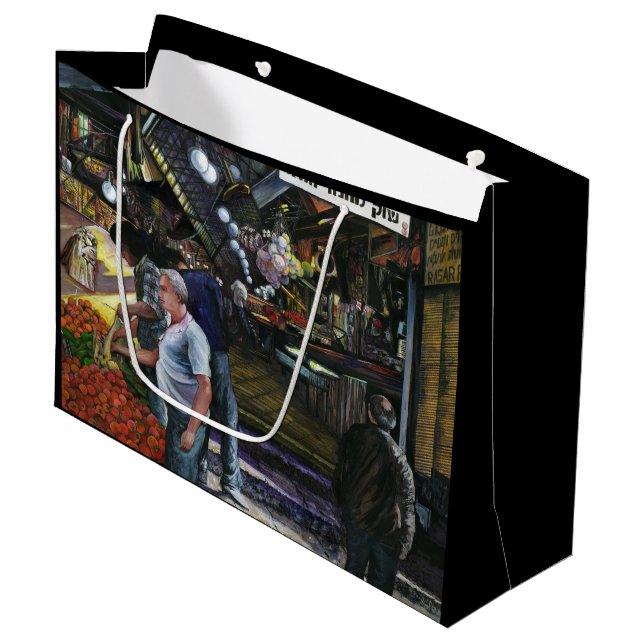 Men of Commerce, Jerusalem Large Gift Bag (Front Angled)