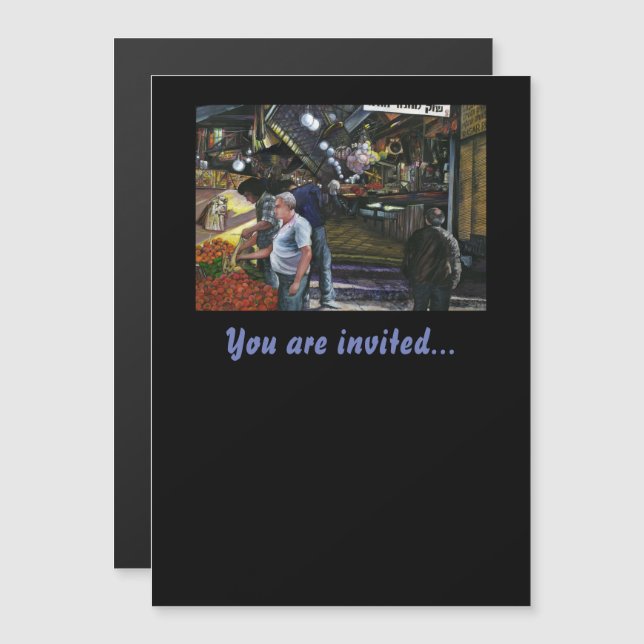 Men of Commerce, Jerusalem Magnetic Invitation (Front/Back)