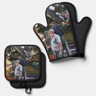 Men of Commerce, Jerusalem Oven Mitt & Pot Holder Set