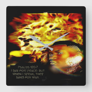 Men of Honor 01: KTJ 06-02 Square Wall Clock