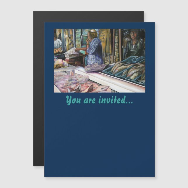 Men of the Desert, Gifts of the Sea, Jerusalem Magnetic Invitation (Front/Back)