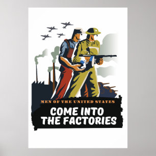 Men of the United States, WW2 poster