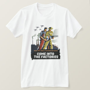 Men of the United States, WW2 poster T-Shirt