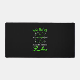 Men Patrick Was A Saint Funny St Patricks Day Beer Desk Mat