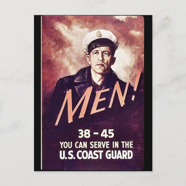 Men! Postcard (Front)