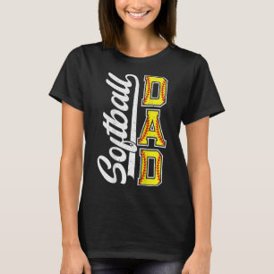 Men Proud Softll Dad Daddy Coach Of Daughter Son O T-Shirt
