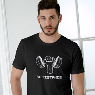 Men Resistance Workout Gym Tshirt