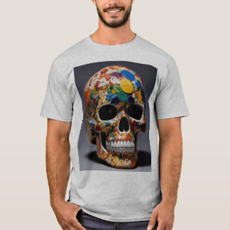 Men’s Avant-Pop Skull Fusion T-Shirt
