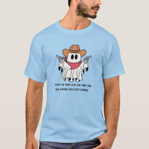 Men’s Halloween T-Shirt – Outlaw Cowboy Ghost