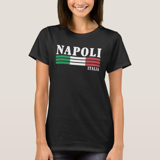 Men s Naples Italy Italian Souvenir Napoli Italia  T-Shirt (Front)