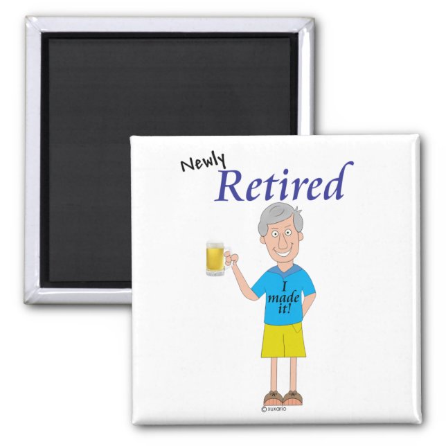 Men’s retirement magnet (Front)