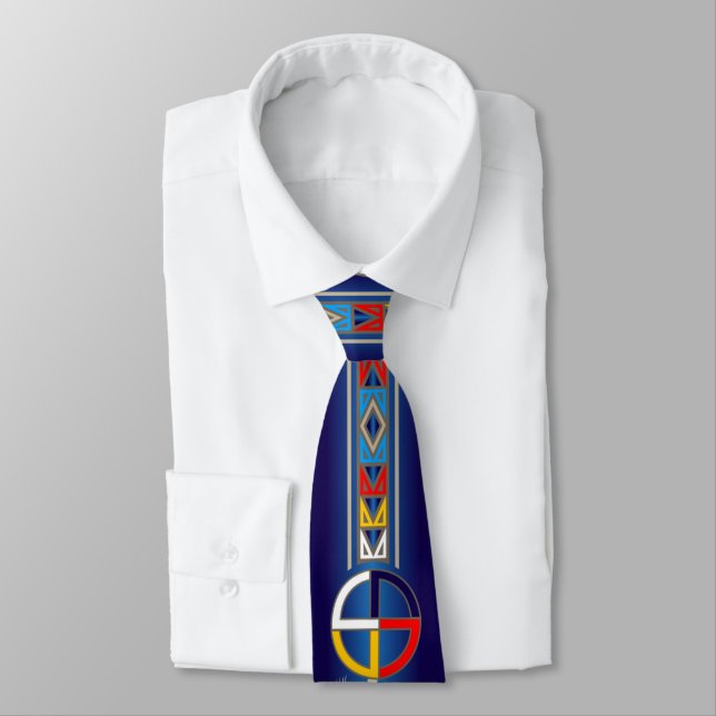 Men’s Ties (Deeds Well Done Blue) (Tied)