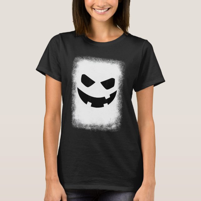 Men Scary Halloween Costume For Women Jack O'lante T-Shirt (Front)