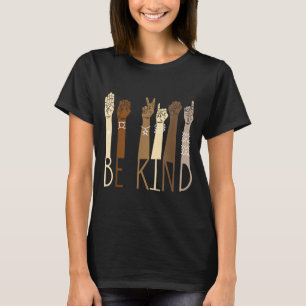 Men Shirt Kind Sign Language Hand Talking
