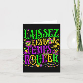 Men Shirt Laissez Les Bon Temps Rouler Card