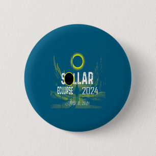 Men Solar Eclipse Totality Total Solar 6 Cm Round Badge