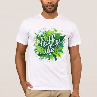 Men T-Shirt Design For Healthy Life