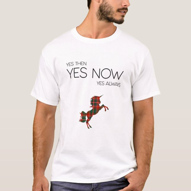 MEN' T-SHIRT "YES THEN... (Front)