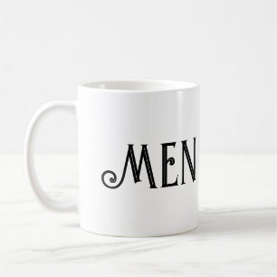 Men Text Valeria font Drinkware Classic Tea Coffee Mug