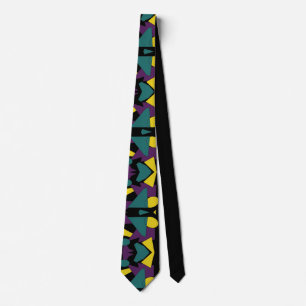 Men Tie abstract retro corporate men fashion ties