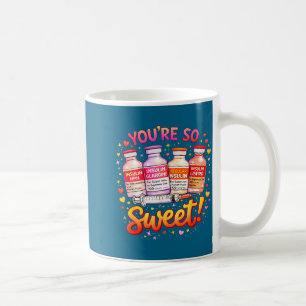 Men Too Sweet Valentine Nurse Insulin Coffee Mug