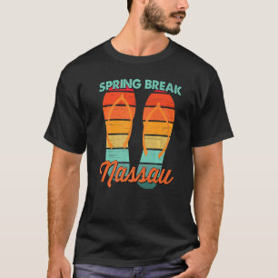 Men Vintage Spring Break Retro Nassau Vacation Fli T-Shirt