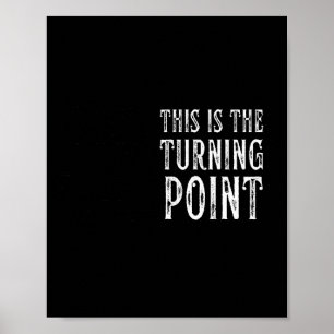 Men Vintage This Is The Turning Int Tee Usa Flag F Poster