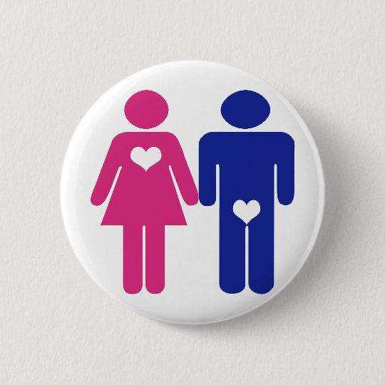Men VS Women Novelty Fun Buttons