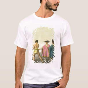 Men Wearing Ceremonial Ponchos in Santiago, Chile T-Shirt