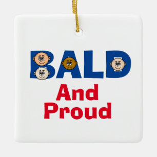 Men Who Are Bald Ornament