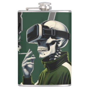 Men/Women 876 LESSONS LEARN Vinyl Wrapped Flask