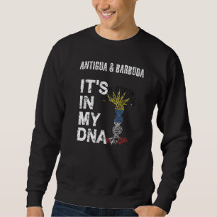 Men Women Antigua Roots Dna Strand Antigua And Bar Sweatshirt