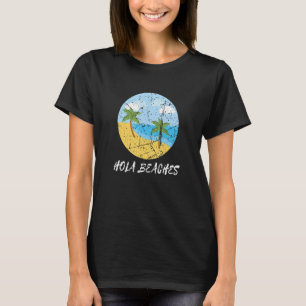 Men Women Beach Summer Vacation Sand Palm Tree Hol T-Shirt