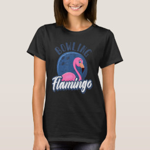 Men Women Bowling Flamingo Animal Bird 3 T-Shirt