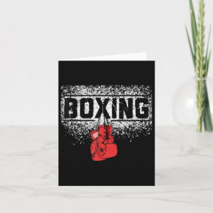 Men Women Boxer Vintage Boxing Glovers Boxing Card