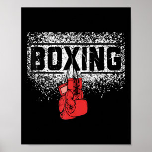 Men Women Boxer Vintage Boxing Glovers Boxing Poster