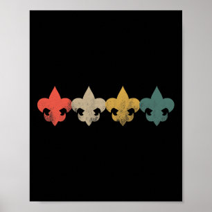 Men Women Boys Girls Retro Vintage Scouting Poster
