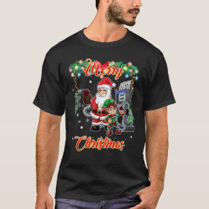 Men Women Christmas Outfit Santa T-Shirt