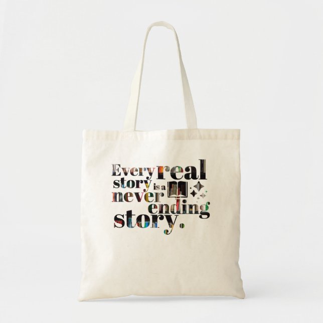 Men Women Every Real Story Funny Men Fan Tote Bag (Front)