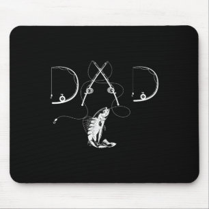 Men Women Fisherman Dad Fishing Enthusiast Fish Lo Mouse Pad