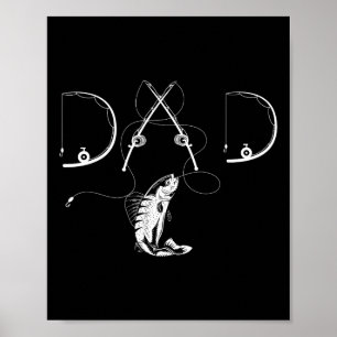 Men Women Fisherman Dad Fishing Enthusiast Fish Lo Poster