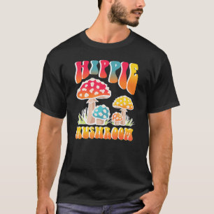 Men Women Hippie Mushrooms Foraging Morel Mushroom T-Shirt