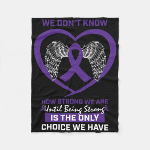 Men Women Hodgkin's Lymphoma Disease Blood Cancer  Fleece Blanket