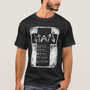Men Women Jesus is King Christian Faith 5 Gospel S T-Shirt