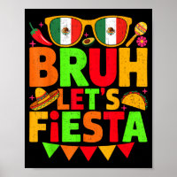 Men women kids cinco de mayo bruh let's fiesta