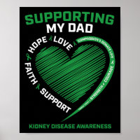 Men Women Kids Father Dad Kidney Disease Awareness