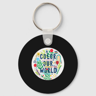 Men Women Kids Summer Reading Program 2025 Colour Key Ring