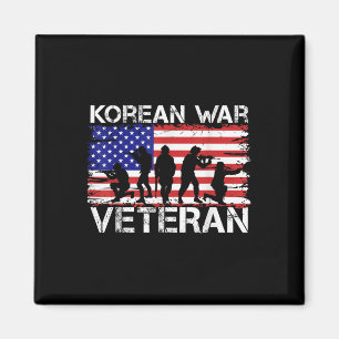 Men Women Korean War Veteran  Magnet