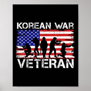 Men Women Korean War Veteran Poster