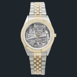 Men/Women Legendary Gorilla eWatch Watch<br><div class="desc">This is a design of a Gorilla standing over a city and buildings with an antique car in the front with quote.</div>